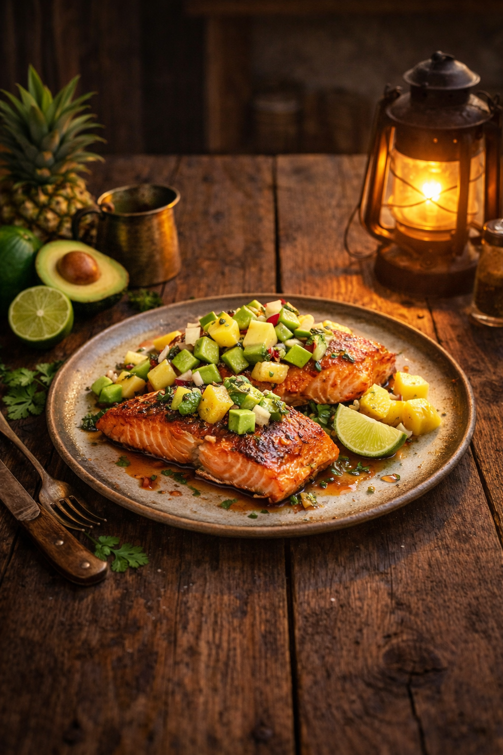 Avokadolu Ananaslı Somon Tarifi: Pratik, Hafif ve Çok Lezzetli